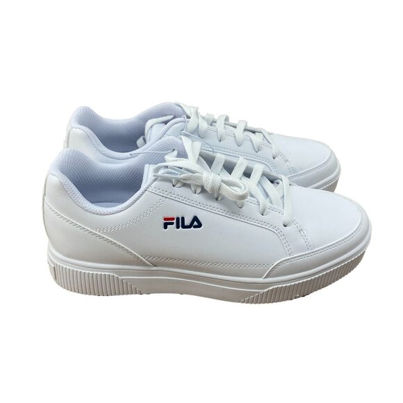 Fila Women's White Unlock Court Sneakers | Fashion Sneakers | Various Sizes - Picture 4 of 6